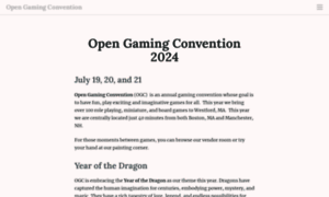 Opengamingconvention.com thumbnail