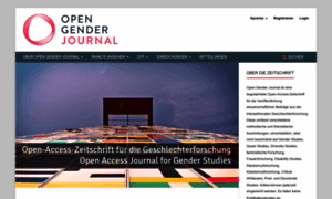 Opengenderjournal.de thumbnail