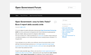 Opengovernmentforum.it thumbnail