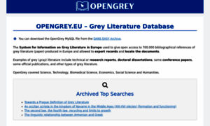 Opengrey.eu thumbnail