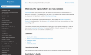 Openhatch.readthedocs.org thumbnail