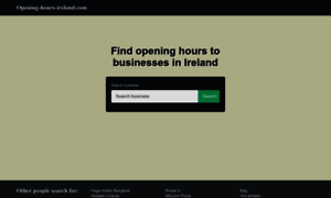 Opening-hours-ireland.com thumbnail