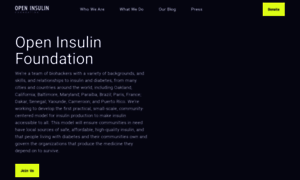 Openinsulin.org thumbnail