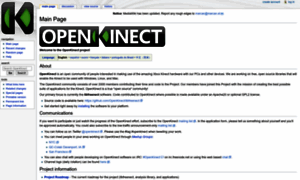 Openkinect.org thumbnail