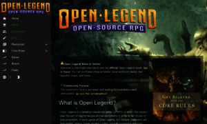 Openlegendrpg.com thumbnail