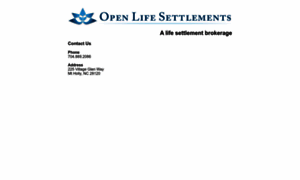 Openlifesettlements.com thumbnail