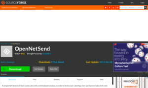 Opennetsend.sourceforge.net thumbnail