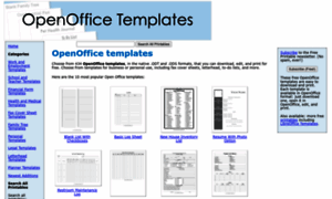 Openofficetemplates.com thumbnail