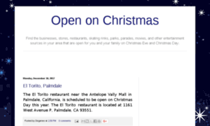 Openonchristmas.blogspot.com thumbnail