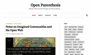 Openparenthesis.org thumbnail
