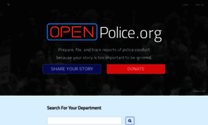 Openpolice.org thumbnail