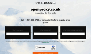 Openproxy.co.uk thumbnail