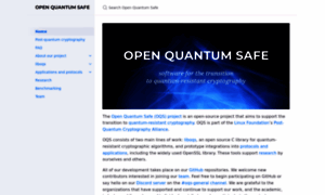 Openquantumsafe.org thumbnail