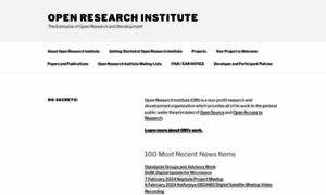 Openresearch.institute thumbnail
