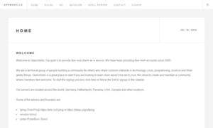 Openshells.net thumbnail