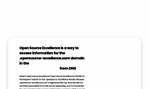 Opensource-excellence.com thumbnail