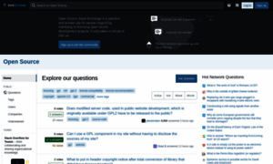 Opensource.stackexchange.com thumbnail