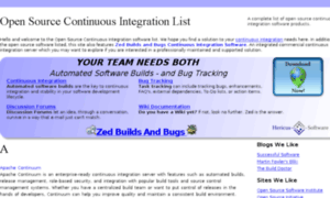 Opensourcecontinuousintegration.com thumbnail