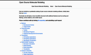 Opensourcemolecularmodeling.github.io thumbnail