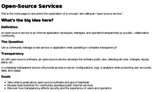 Opensourceservice.org thumbnail