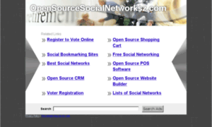 Opensourcesocialnetworksz.com thumbnail