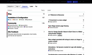 Openstagecontrol.discourse.group thumbnail