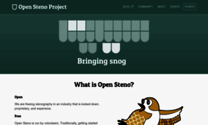 Openstenoproject.org thumbnail