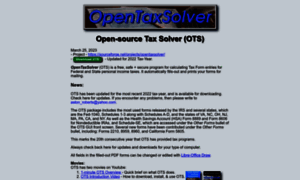 Opentaxsolver.sourceforge.net thumbnail