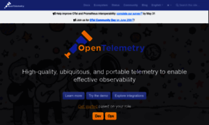 Opentelemetry.io thumbnail
