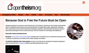 Opentheism.org thumbnail