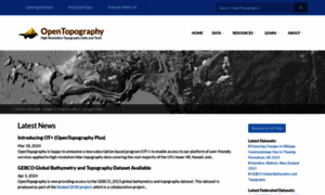 Opentopography.org thumbnail