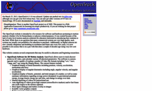 Opentrack.sourceforge.net thumbnail