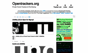 Opentrackers.org thumbnail
