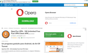 Opentun-vpn-100-unlimited-free-fast-vpn-client.softonic.com thumbnail