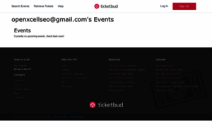 Openxcell.ticketbud.com thumbnail