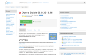 Opera-stable.updatestar.com thumbnail