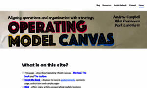 Operatingmodelcanvas.com thumbnail