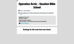 Operation-arctic-vacation-bible-school-sunbury-bible-church.echurchevents.com thumbnail