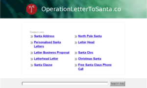 Operationlettertosanta.co thumbnail