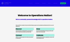 Operationsnation.com thumbnail