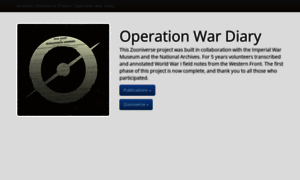 Operationwardiary.org thumbnail