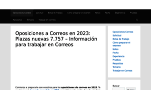 Oposicionescorreos2021.com thumbnail