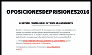 Oposicionesdeprisiones2016.wordpress.com thumbnail