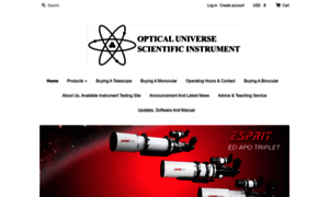 Opticaluniversescientificinstrument.com thumbnail