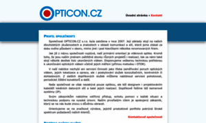 Opticon.cz thumbnail