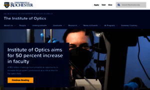 Optics.rochester.edu thumbnail