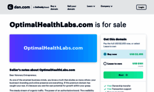 Optimalhealthlabs.com thumbnail