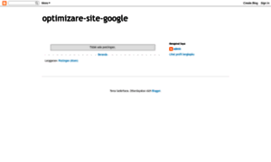 Optimizare-site-google.blogspot.com thumbnail