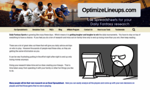 Optimizelineups.com thumbnail