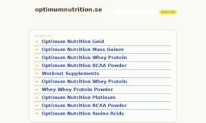 Optimumnutrition.se thumbnail